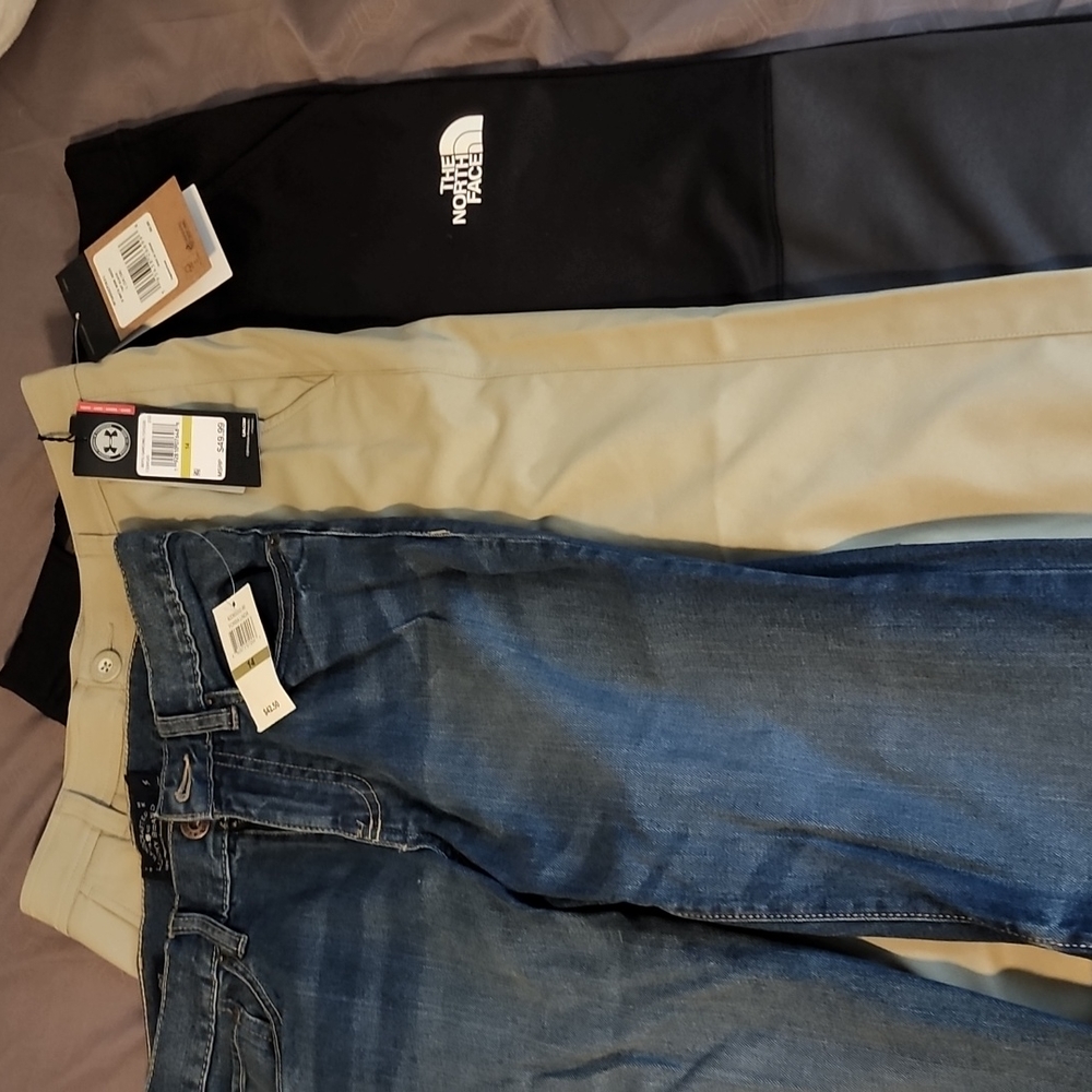 3 Pairs for $42 North Face, Under Armor,  Lucky Brand